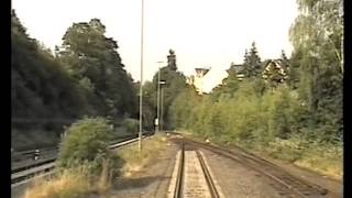 Hi8cam  Führerstandsmitfahrt  Fachingen  Lahntalbahn  Limburg an der Lahn [upl. by Alegnaoj]