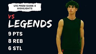 Kaya Birsen vs London Legends  U16 Prem Game 4 Highlights [upl. by Helaina]