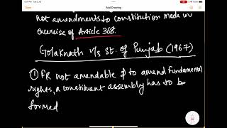 Golaknath vs state of punjab Evolution of Basic structure of constitution in 3 minutes Part 1 [upl. by Yarezed]