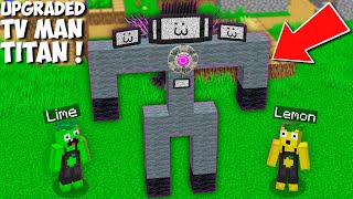 What if YOU SPAWN NEW UPGRADED TV MAN TITAN in Minecraft  NEW SKIBIDI MOB [upl. by Simmie]