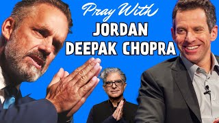 SAM HARRIS DEBUNKS THE PRAYERS OF JORDAN PETERSON CHOPRA [upl. by Jacquetta]