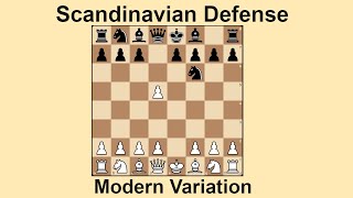 Scandinavian Defense  Modern Variation [upl. by Asillem466]