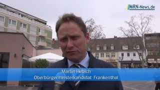 Frankenthal  OBKandidat Martin Hebich beim Couchgeflüster [upl. by Yrrot]