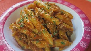 Beef And Cheddar Mostaccioli Pasta Recipe  Episode 213 [upl. by Nitsej216]