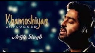 KhamoshiyanUnplugged KaraokeArijit SinghHindi Song Karaoke Shopnomoncho [upl. by Reiners204]