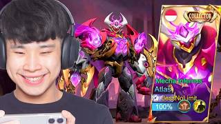 Review Skin Atlas Collector Mecha Infernus Mobile Legends [upl. by Aiynat]