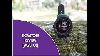 TicWatch E Smartwatch Review Cheapest Wear OS Watch in India [upl. by Friederike]