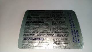 Deriphyllin Retard 150 Tablet Uses Price Side Effects Composition in hindi [upl. by Teahan]