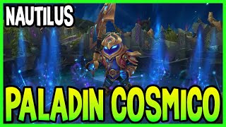 SKIN de NAUTILUS PALADIN COSMICO  League of Legends [upl. by Namyl]