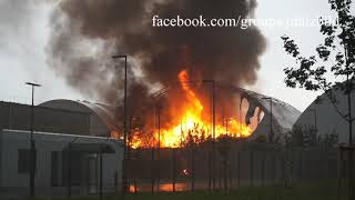 Brand im Recyclinghof der Fa Zeller in Mutterstadt [upl. by Atiuqrehs68]