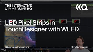 LED Pixel Strips in TouchDesigner with WLED [upl. by Lait]