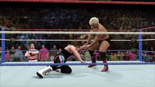 Ric Flair vs Marty Jannetty w Shawn Michaels  WWF Prime Time Wrestling Dec 1991 WWE 2K16 Universe [upl. by Velasco977]