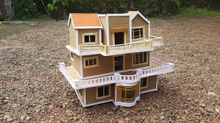 How To Make House With Cardboard Make Paper House Very Simple [upl. by Euell821]