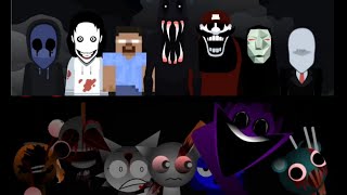 Horror Characters VS PHASE 8 in Incredibox Sprunki [upl. by Tnahsin]