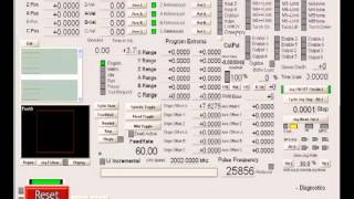 MACH 3 CNC Router Training Tutorial after install setup [upl. by Eissirk]