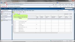 Accessing Ledger Type Master Setup  JDE E1 91  General Accounting [upl. by Cicely953]