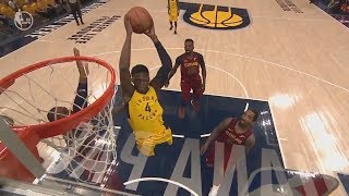 Victor Oladipo Dunks On LeBron James  Cavaliers vs Pacers Game 6 [upl. by Saixela]