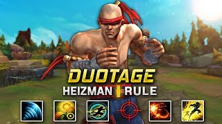 THE CRAZIEST LEE SIN MONTAGE OF ALL TIME  HEIZMAN AND RULE DUOTAGE  League of Legends [upl. by Eniretac]