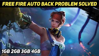 Free Fire Lag Problem Fixed Malayalam  Free Fire Autoback Problem Solved [upl. by Teeniv]