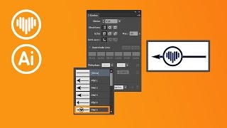 Illustrator  Neue Pfeilspitzen erstellen [upl. by Suiram]