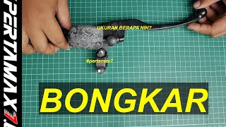 Bongkar Master Rem Bybre Suzuki GSXR150 Bandit Satria Injeksi Ukuran Berapa 🦆🏍 bybre brembo gsx [upl. by Monda]