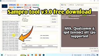 Sampro tool v30 latest version oppo realme xiaomi vivo and samsung frp unlock tool [upl. by Akcirderf]