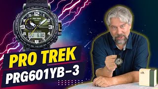 Casio Pro Trek PRG601YB3 Adventure Watch  DEMO amp REVIEW [upl. by Eduam120]