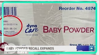 Baby powder recall expands over asbestos concerns [upl. by Oyam]