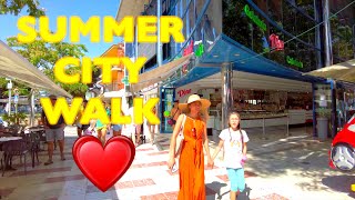 Platja dAro City Walk Summer 🇪🇸 Spain 4K [upl. by Dorthea558]