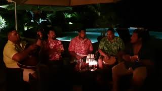 Midnight Strings live in Aitutaki Pacific Resort  Jam Session [upl. by Shultz]