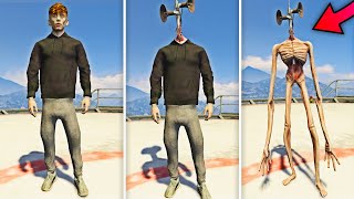 I Became SIREN HEAD In GTA 5 Mods [upl. by Syman]