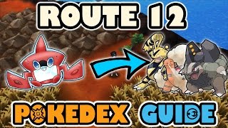 ROUTE 12 COMPLETE POKEDEX GUIDE  Pokemon Sun and Moon [upl. by Enyedy743]