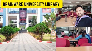 Library Of Brainware University  Brainware University Kolkata BENJERRY [upl. by Aihsekal952]