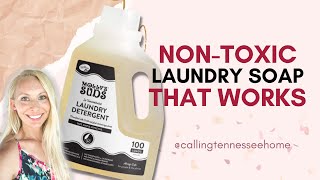 NON TOXIC LAUNDRY DETERGENT  Molly Suds Unscented Laundry Detergent Review [upl. by Fraser]