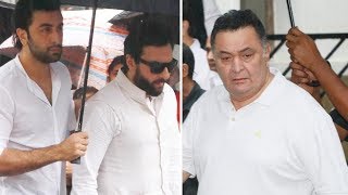 Shashi Kapoors FUNERAL Video  Amitabh Bachchan Rishi Kapoor Salim Khan [upl. by Columbyne]