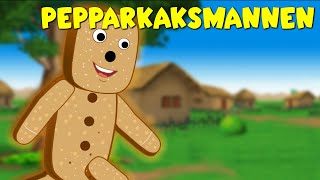 Pepparkaksmannen  Sagor för barn  Tecknat på Svenska [upl. by Admana]