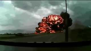 Dramatic footage Cargo Boeing 747 crashes at Bagram Airfield [upl. by Phaedra573]