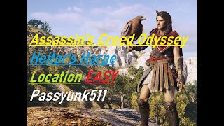 Assassins Creed Odyssey Heitors Harpe Location EASY [upl. by Poll]