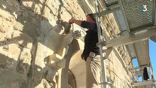 Loto du Patrimoine  les travaux commencent à la chapelle des Pénitents de Mèze [upl. by Arimahs]