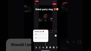 Rebel party 🎉 subscribe to my channel ❤️ My name is Latifah [upl. by Bisset]