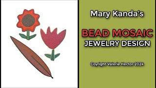 Brilliant Bead Mosaic Jewelry by Mary Kanda a Gifted Artist from Santa Fe [upl. by Niknar]