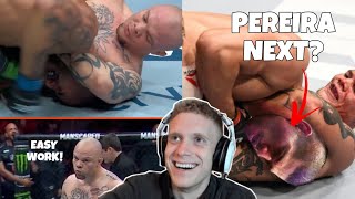 LUCAS TRACY reacts to Anthony Smith finishing Vitor Petrino ufc301 [upl. by Armillda338]