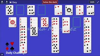 Microsoft Solitaire Collection  FreeCell Easy  April 4 2015  Daily Challenges [upl. by Merdith155]