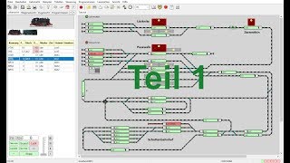 Rocrail Steuerung automatische Zug und Rangierfahrten Teil 1 [upl. by Marty]