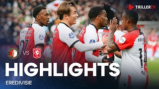 Feyenoord vs Twente 21  Full Highlights [upl. by Hpesoy]