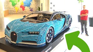 LifeSize LEGO Technic Bugatti Chiron with 1 Million Pieces [upl. by Kerns618]