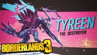 BORDERLANDS 3 Final Boss Fight  Borderlands 3 Tyreen The Destroyer Boss Fight Borderlands3 [upl. by Heigl]