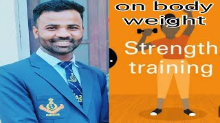 On body weight strength exercises  strength exercise strength exercise lower body strength xx [upl. by Barina]