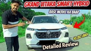 Segment Killer Base Model Grand Vitara Smart Hybrid Detailed Review automobilemarutisuzukireview [upl. by Rhines]