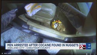 Father son taken into custody after cocaine found in chicken nuggets container in Ashland City [upl. by Budde]